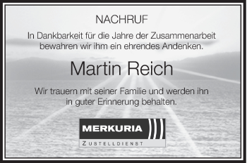 Anzeige von Richard Russ von Schwäbische Zeitung