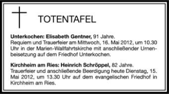Anzeige von 6359593301  von Schwäbische Zeitung